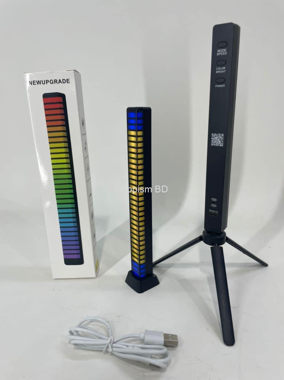 3D RGB APP Control Rechargeable Rhythm Light With Voice-Activated Pickup (D10) - Image 2