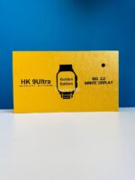 HK9 Ultra Smartwatch Golden Edition (Dual Straps) – Black Color - Image 2