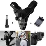Helmet Chin Mount and Mobile Holder For Smartphone & Action Camera-