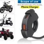 Universal Motorcycle Handlebar Phone Fast Charger